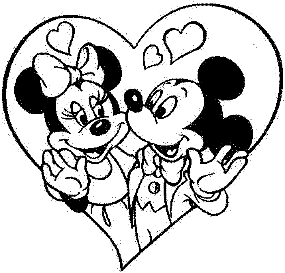 Minnie mouse coloring pages love mickey mouse - ColoringStar