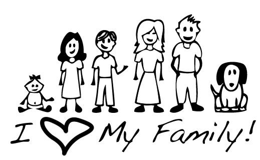 My family clipart
