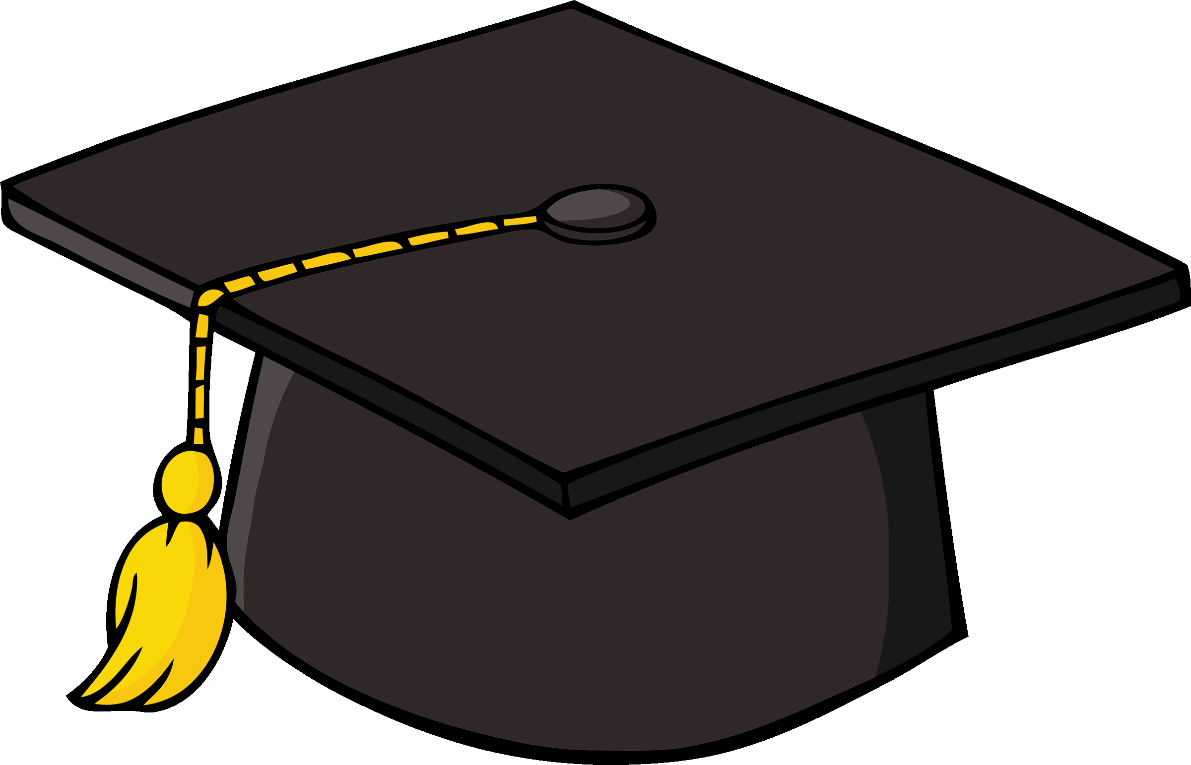 Clipart graduation cap transparent