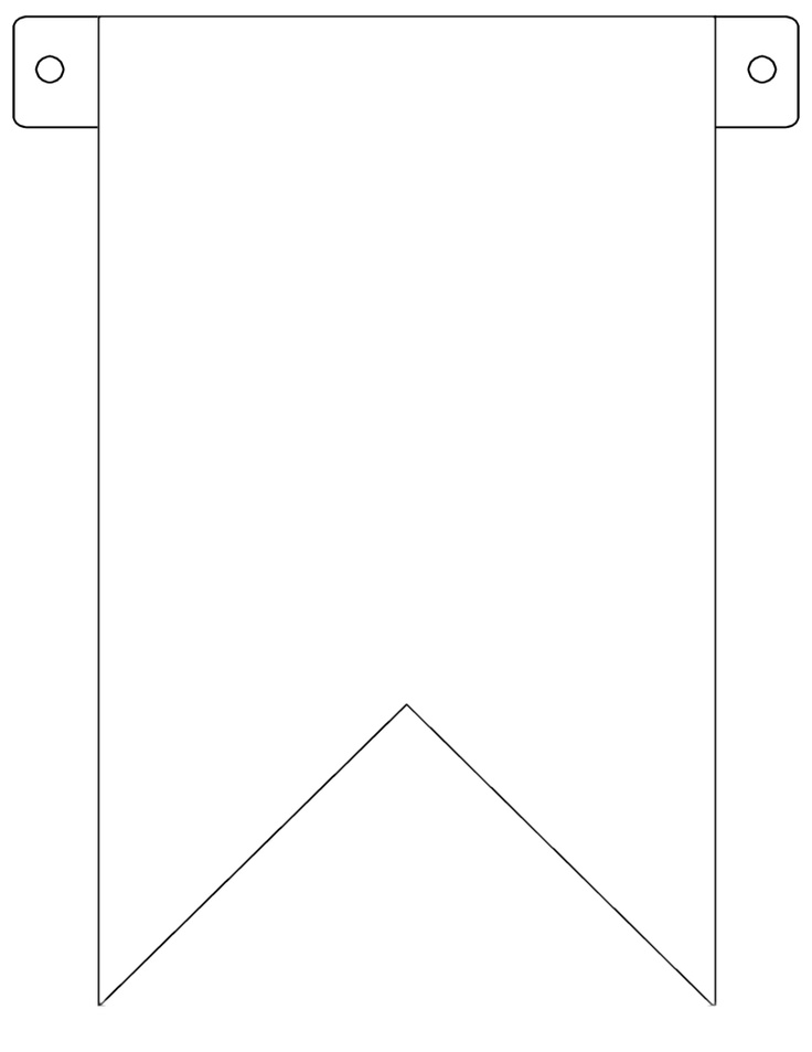 Large Pennant Banner Template - ClipArt Best