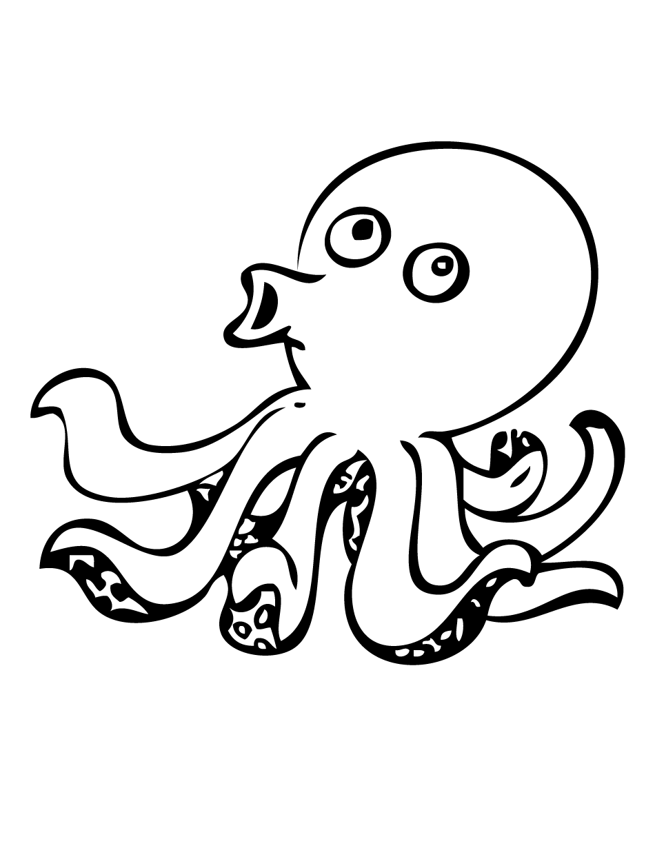 Octopus Outline | Free Download Clip Art | Free Clip Art | on ...