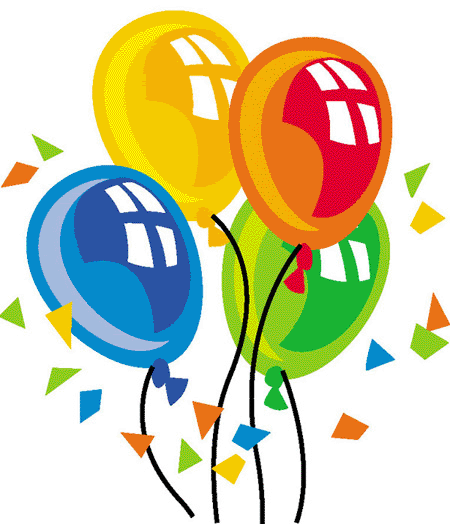 Birthday party clipart gif