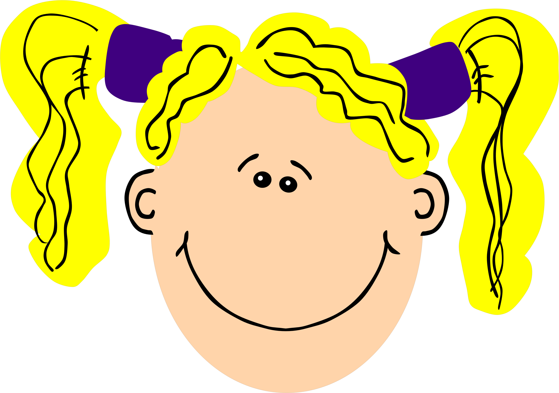 Cartoon Pigtails ClipArt Best