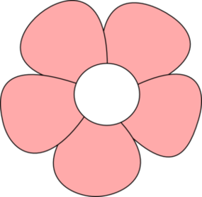 Simple Flower Drawing Clipart - Free to use Clip Art Resource - ClipArt