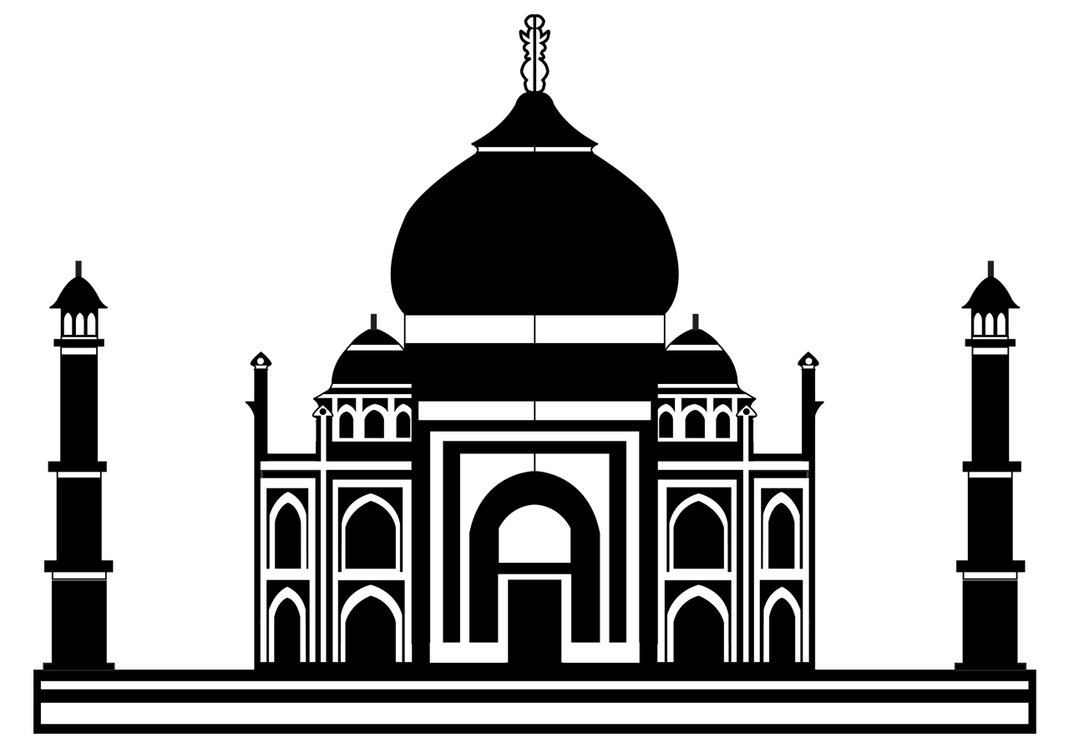 Featured image of post Taj Mahal Clipart Black Black taj mahal taj mahal background transparent background png clipart