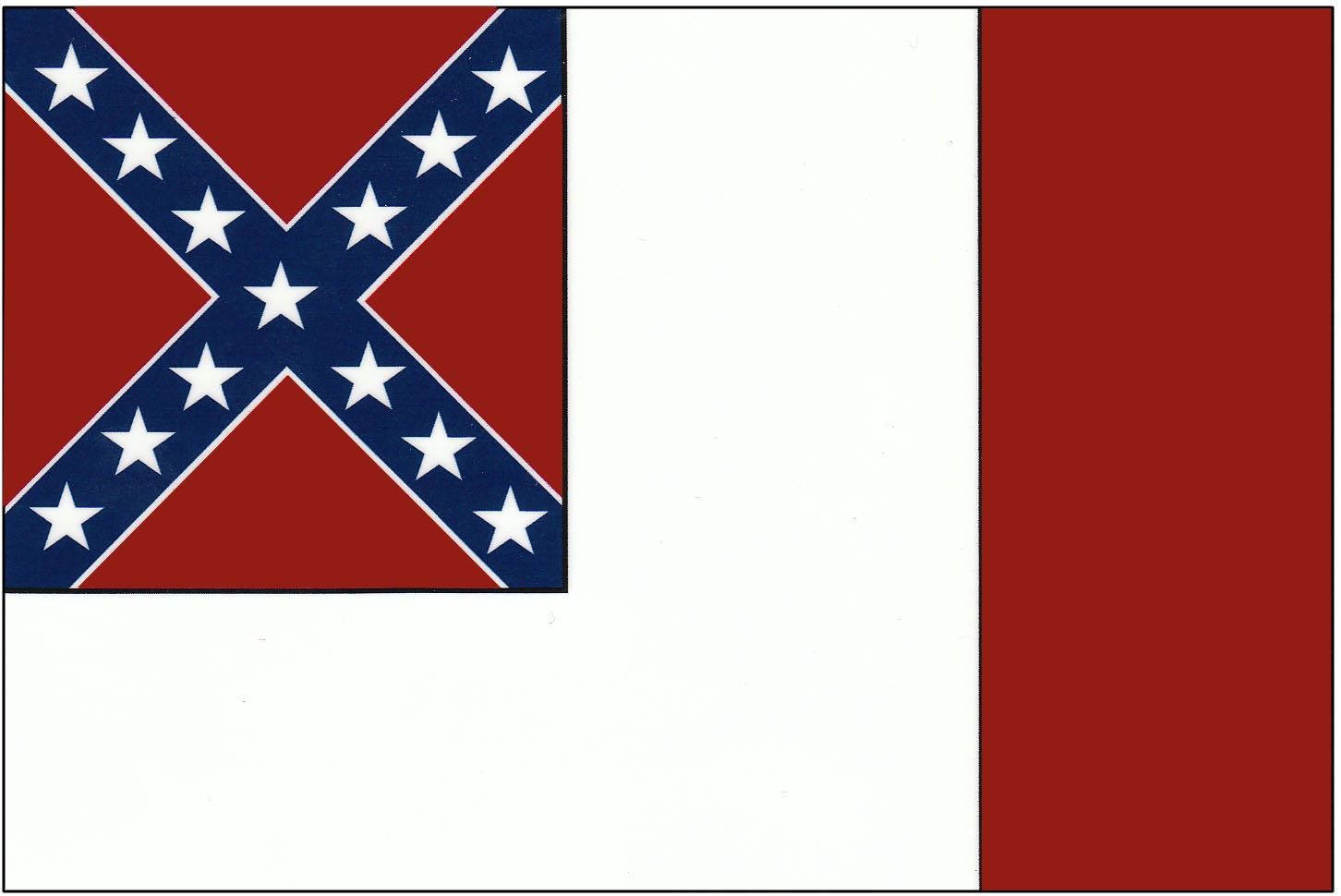 Rebel flag clip art.