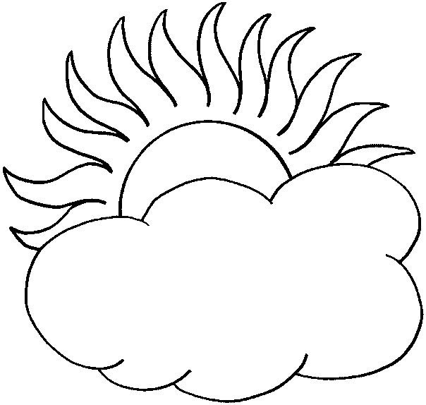 Sun And Clouds Drawing - Free Clipart Images ...