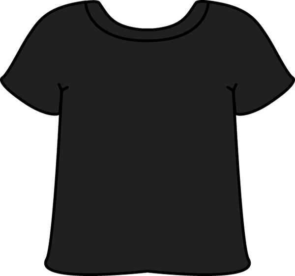Black shirt clipart