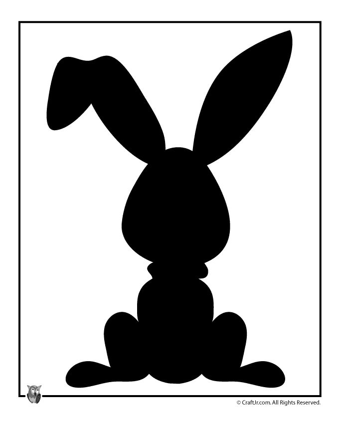 Easter Bunny Face Stencil - ClipArt Best