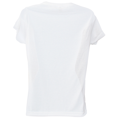 Women's Kolorcoatâ?¢ Lightweight White T-Shirt - Front and Back