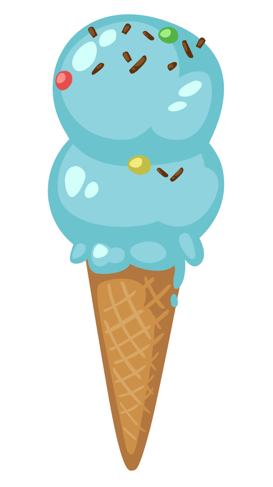 Transparent ice cream cone - Vergilis Clipart