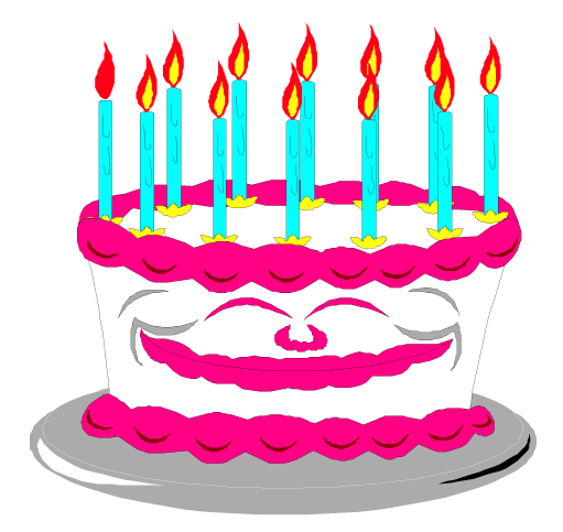 Happy Birthday Pink Cakes Animated Gifs - ClipArt Best