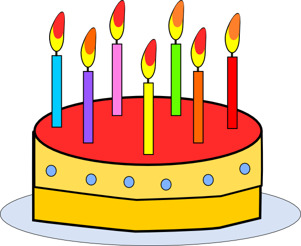 Birthday Cake clip art Free Vector / 4Vector