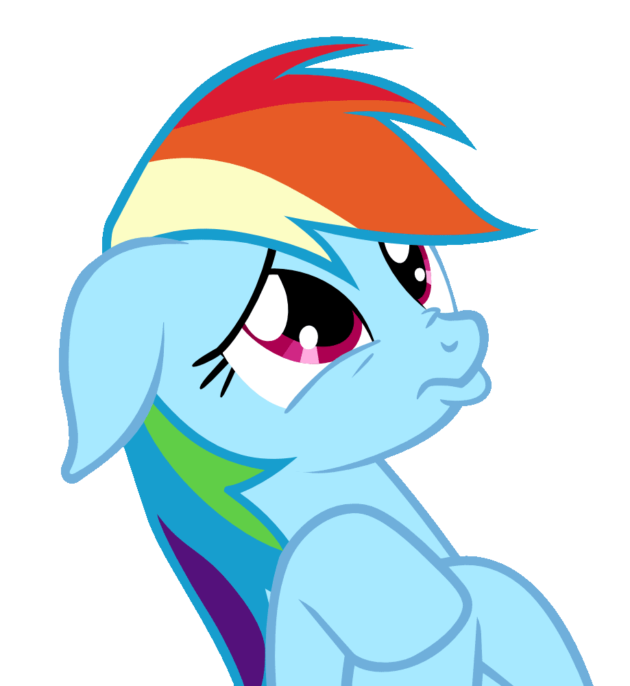 Rainbow Dash: trying not to cry - MyLittleFaceWhen: My Little Pony ...