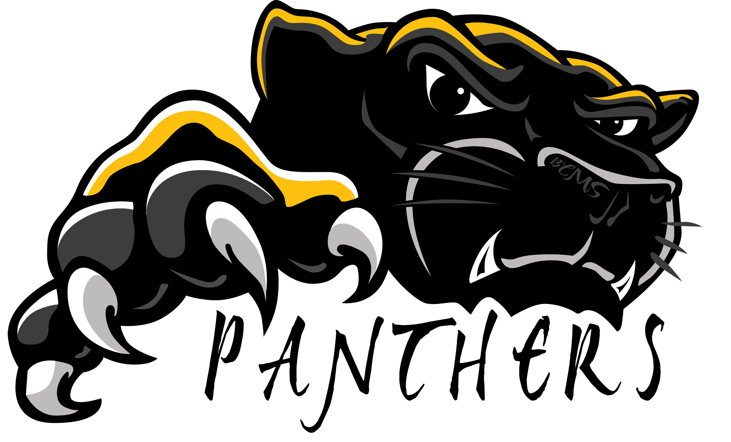 Panther Mascot Clipart