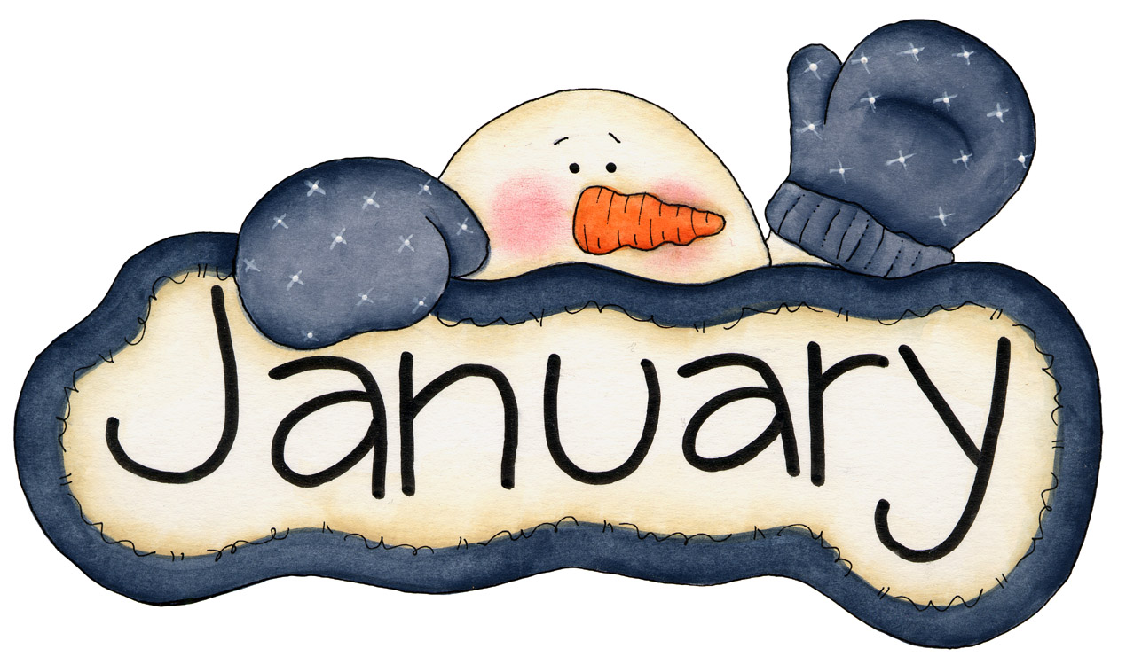Month Of January Clipart