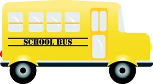 Cartoon school bus clipart
