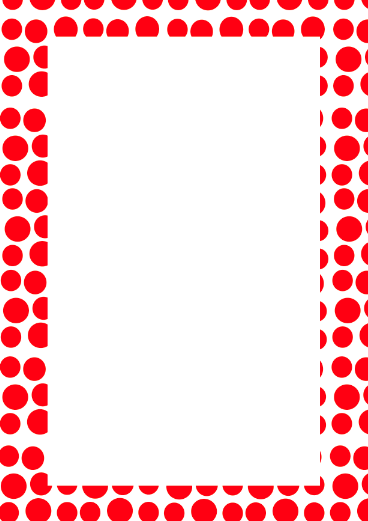 able polka dot borders for word