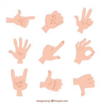 Hand signs Vector | Free Download