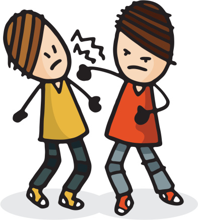 650 views Drawing Of Two People Fighting Clip Art, Vector Images ...