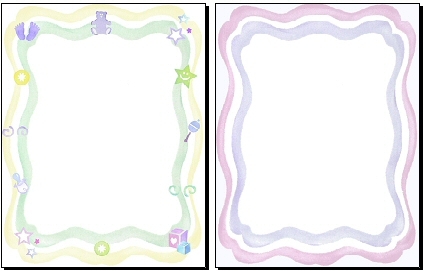 Free baby clipart borders and frames