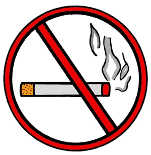 No smoking signs clipart