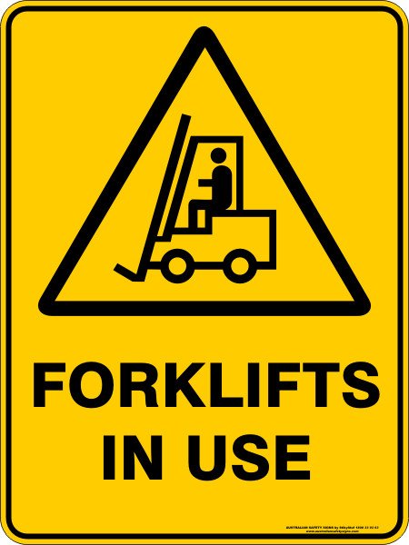 Forklift Signs – Australian Safety Signs