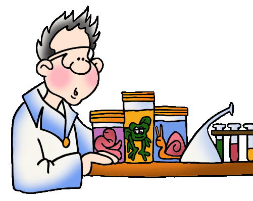 Clipart scientist cartoon