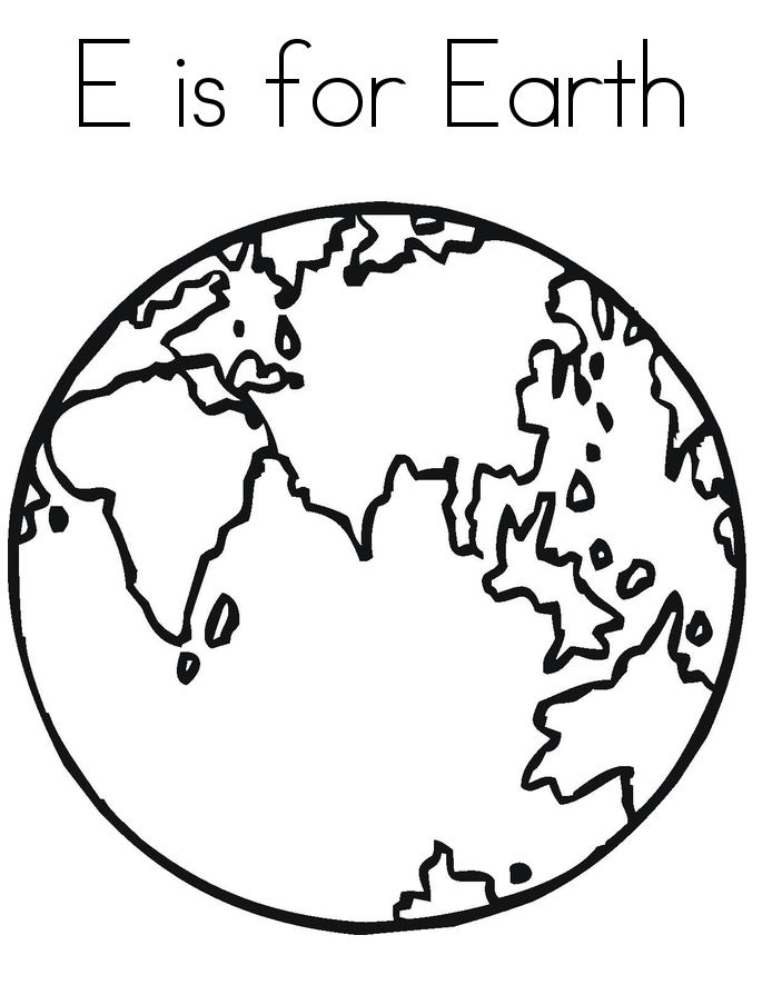 Best Photos of Earth Print Out - Earth Template Coloring Page ...