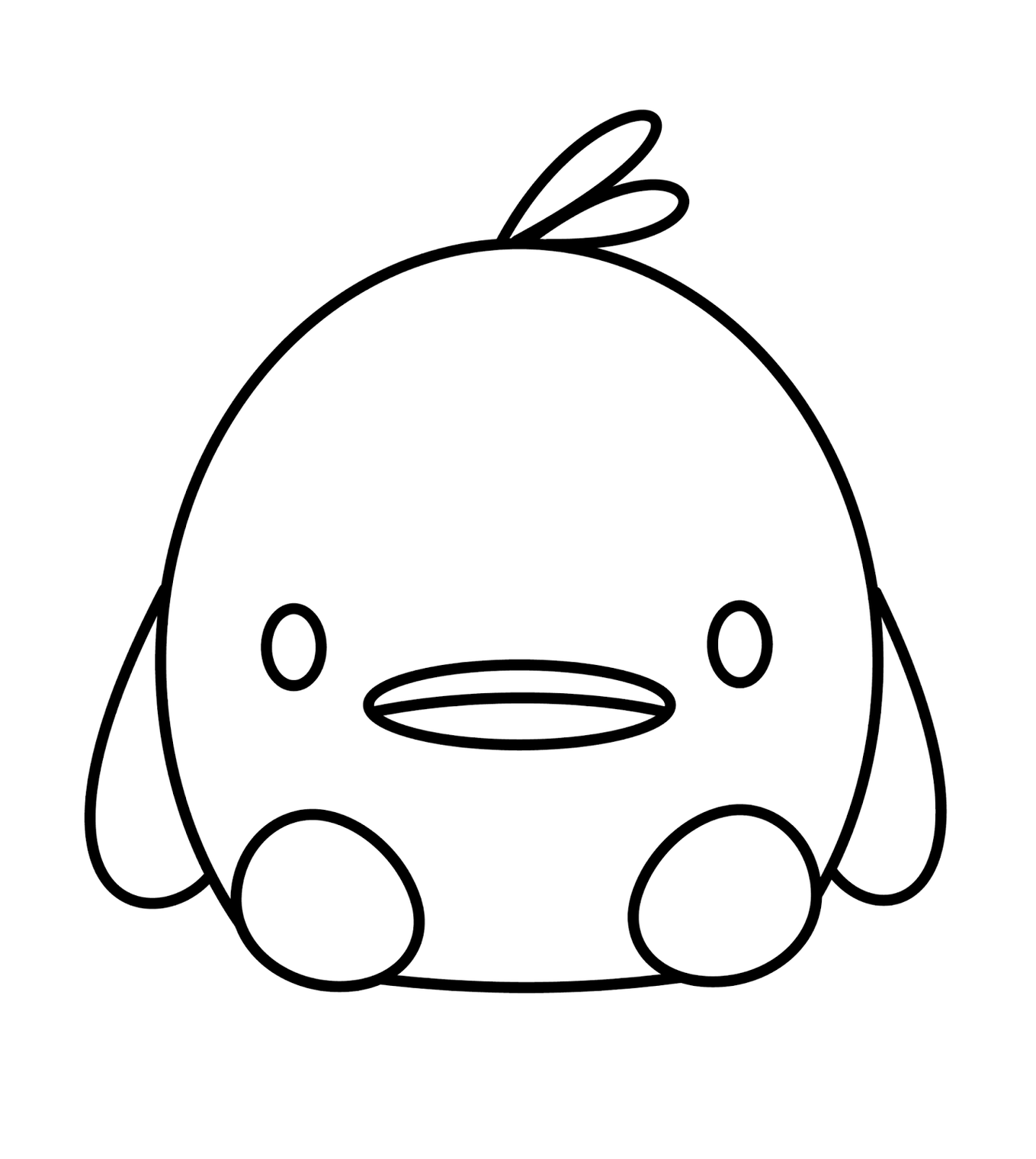Duck Line Drawing Clipart - Free to use Clip Art Resource