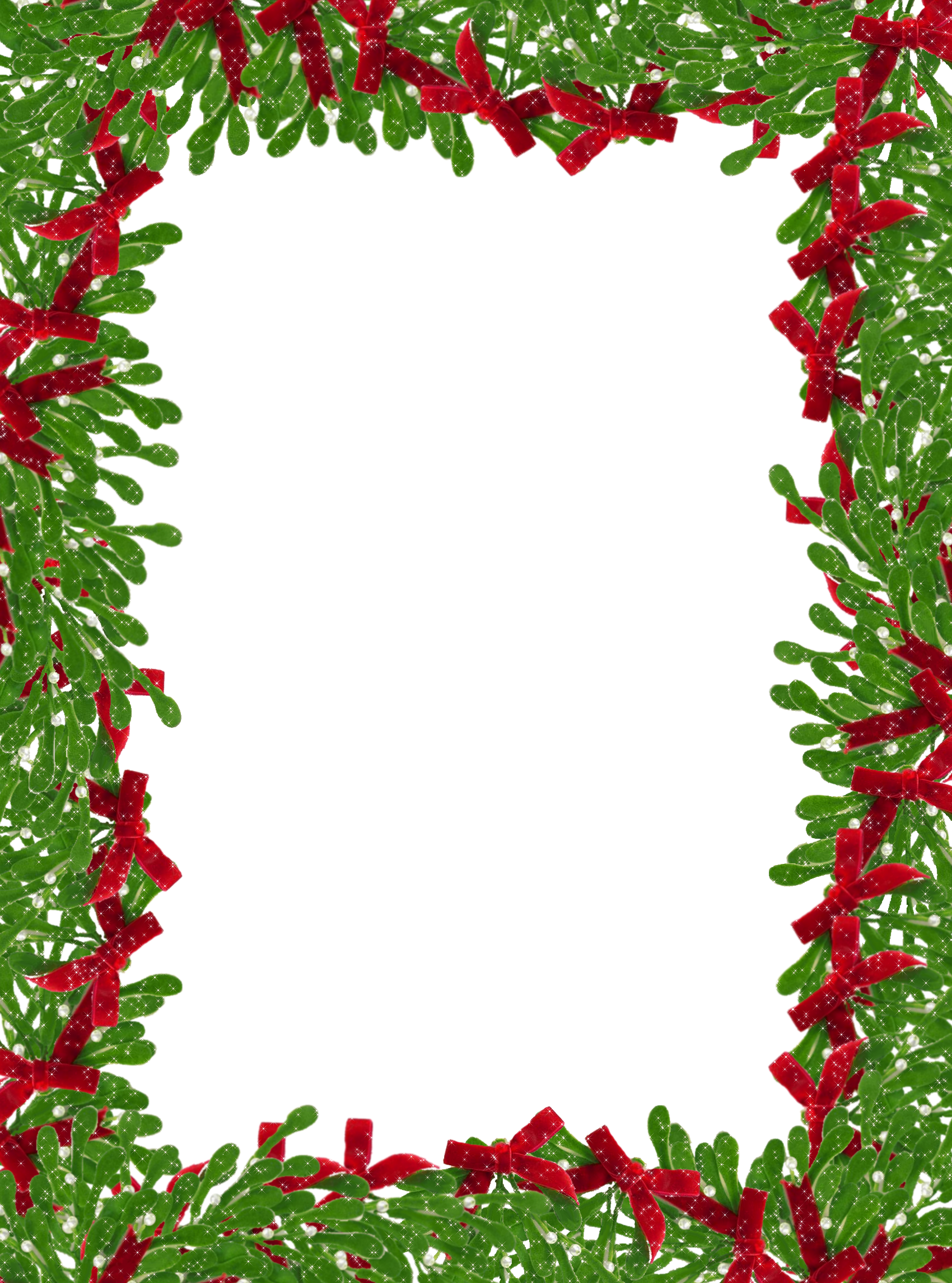 Green Christmas Photo Frame