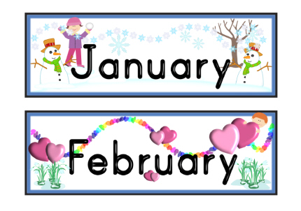 months of the year clipart | Hostted