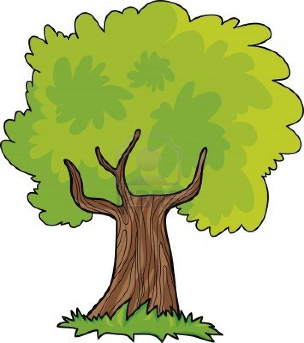 Cartoon Tree With Branches Clipart - Free to use Clip Art Resource