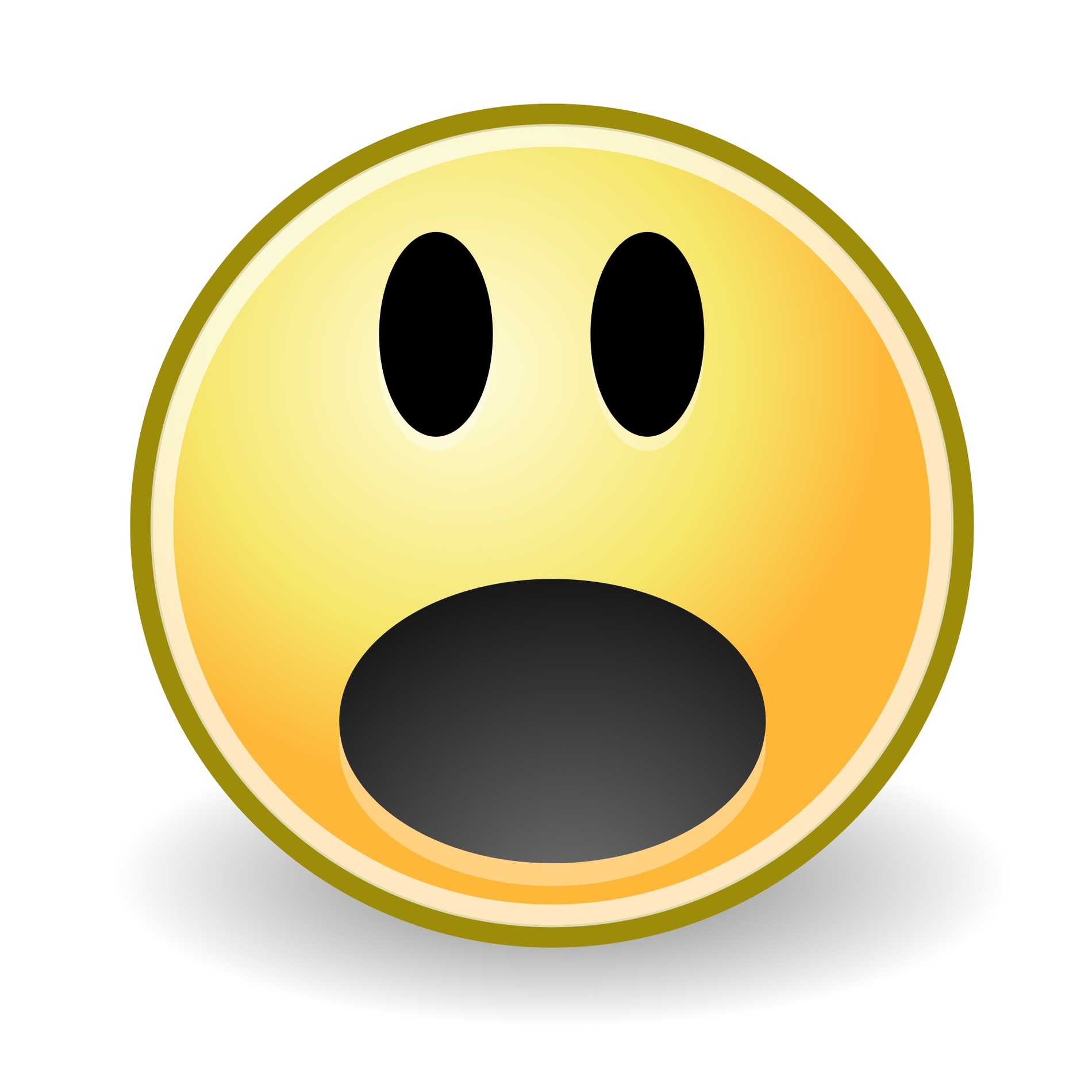 Surprised Cartoon Face - ClipArt Best