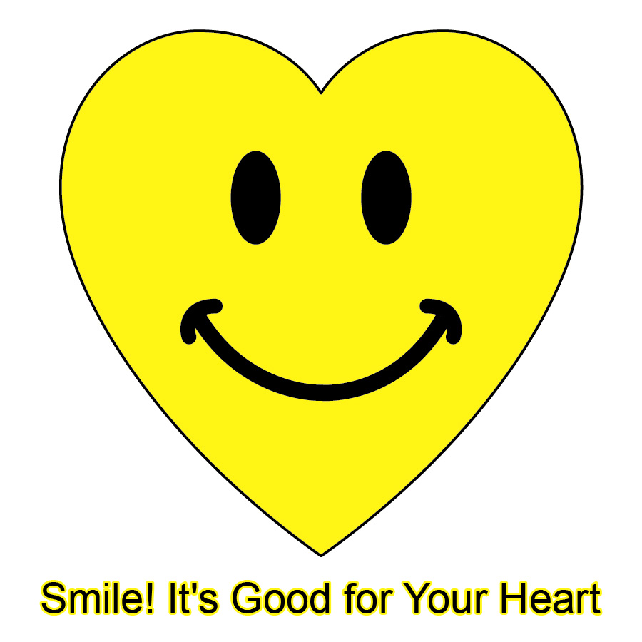 Smiley Symbol: Your Smile is Good for Your Heart!