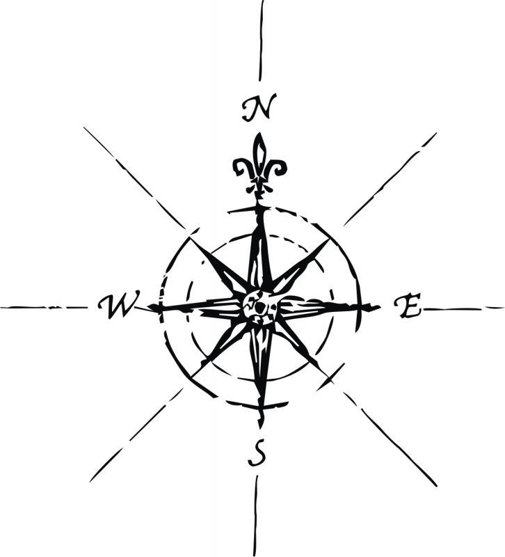 Compass Drawing | Compass, Compass ...