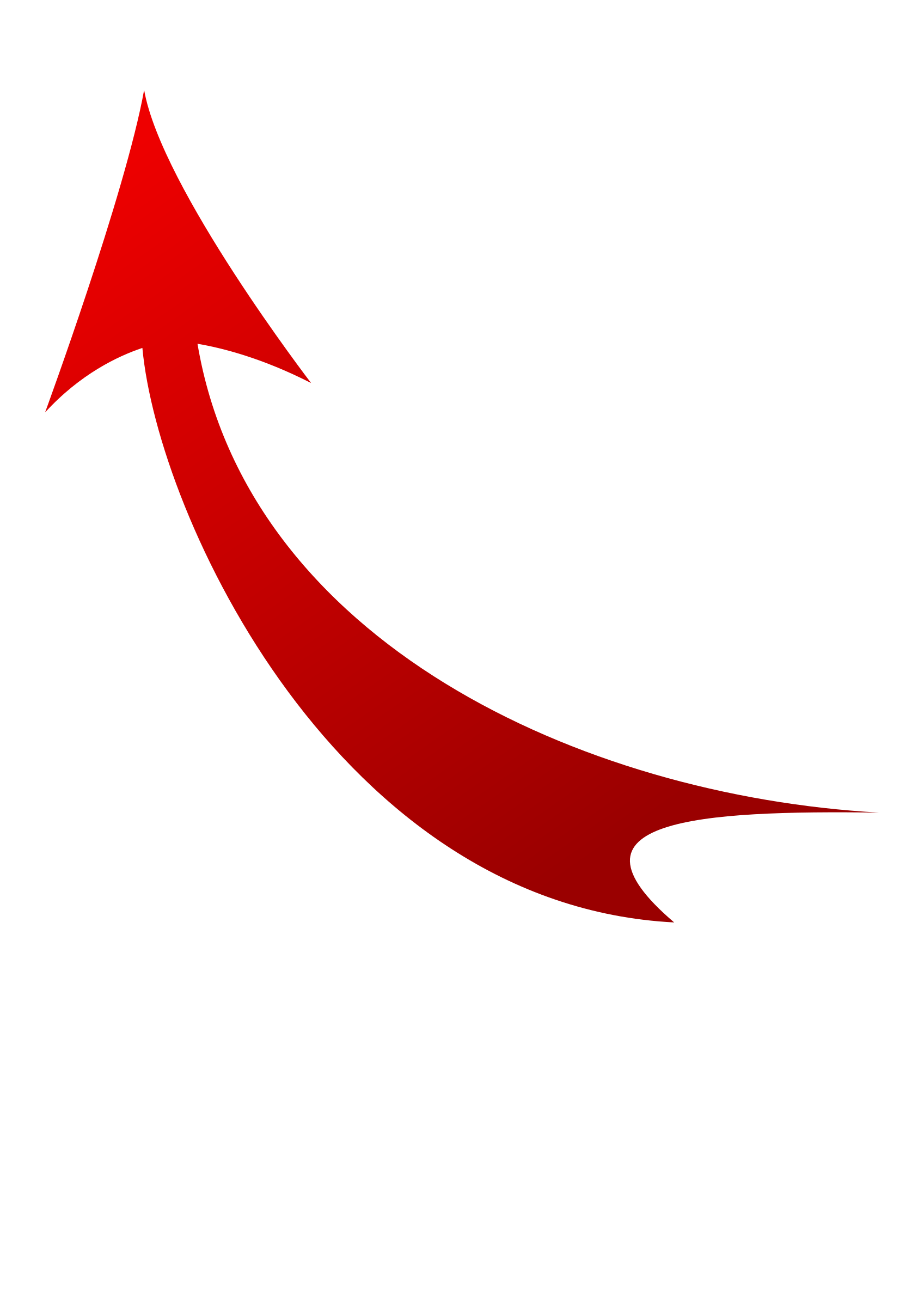 Clipart - curved arrow