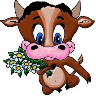 Funny Cartoon Cows - Farm Animal Images