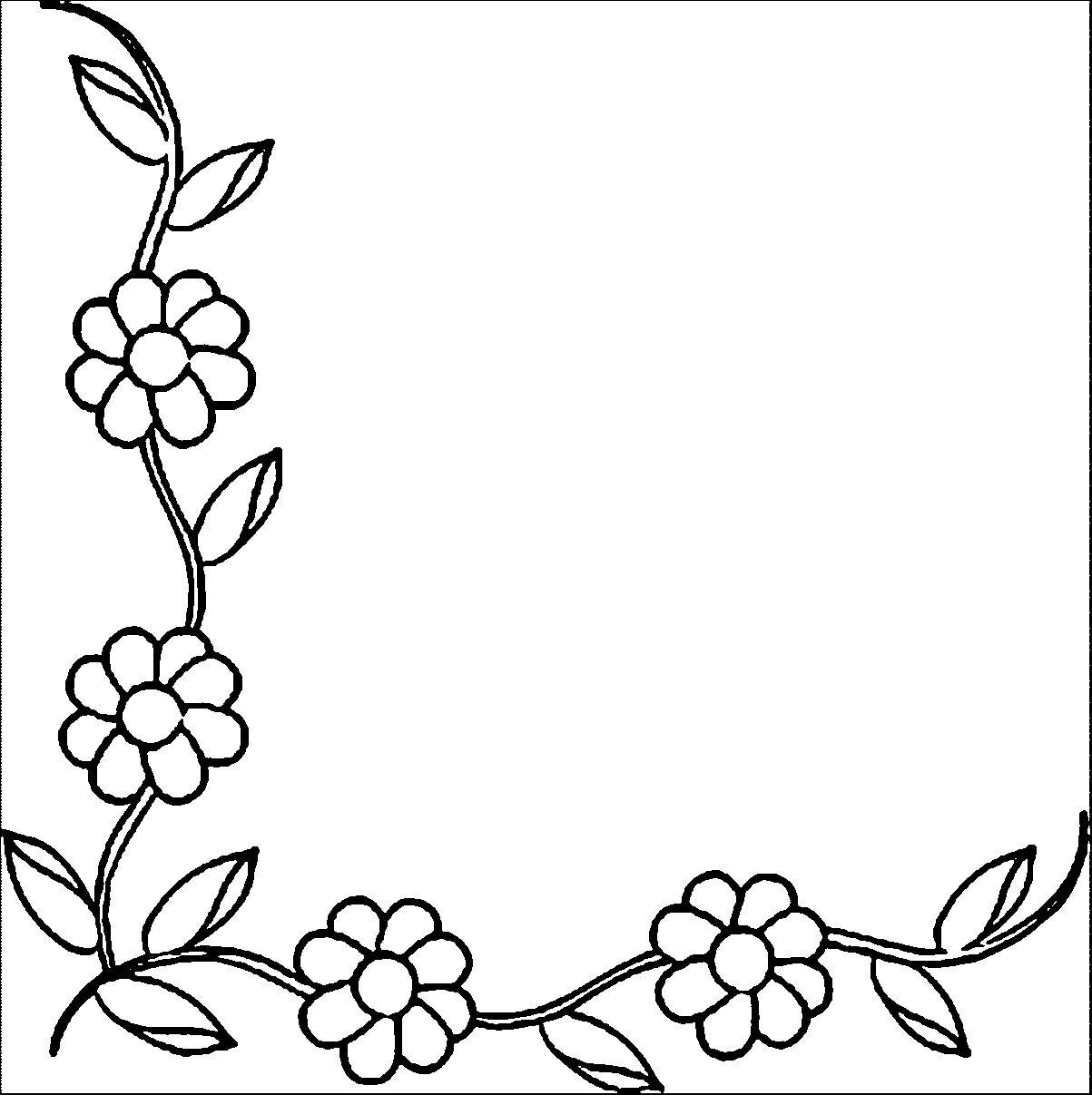 page border coloring pages - photo #12