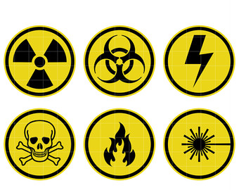 Radiation sign | Etsy