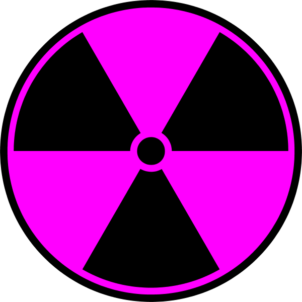 Radioactive symbol - vector Clip Art