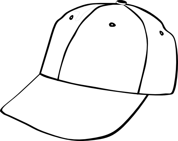 Best Photos of Baseball Hat Outline - Baseball Cap Outline Clip ...