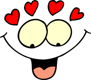 Valentine Funny Face Clipart