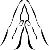 Praying Hands And The Christian Flag | Prayer Clipart