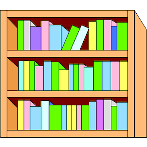 Bookcase Clipart - Tumundografico