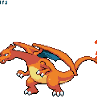 Charizard Pokemon Red Dragon Fire Gif Animated Pictures, Images ...