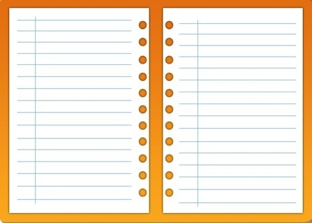 Notepad Template Clipart - Free to use Clip Art Resource