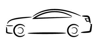 Free car outline clipart