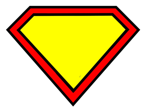 Blank Superman Shield Writing Template Clipart - Free to use Clip ...
