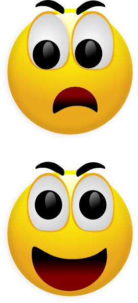 Astonished Face Clipart